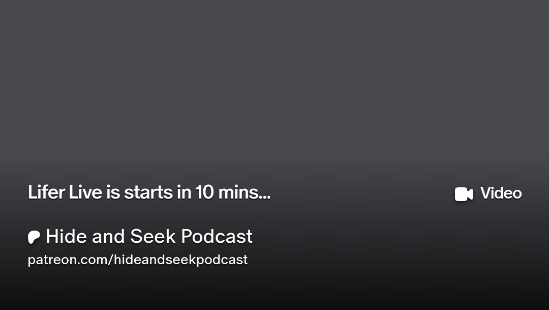 Lifer Live is starts in 10 mins...
