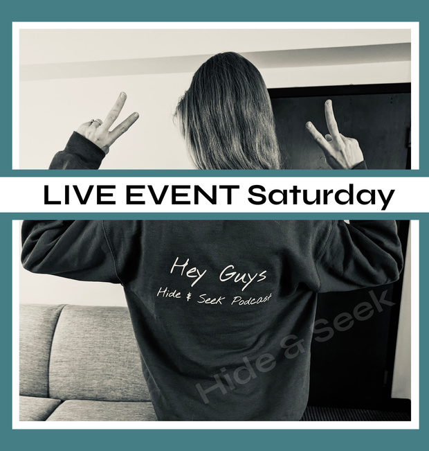 NEXT LIVE EVENT SATURDAY!
