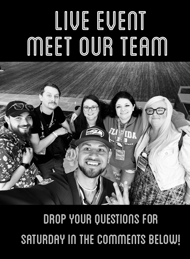 Questions for the LIVE EVENT