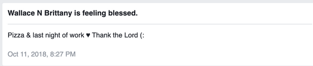 S3 Facebook Posts 10/11/2018